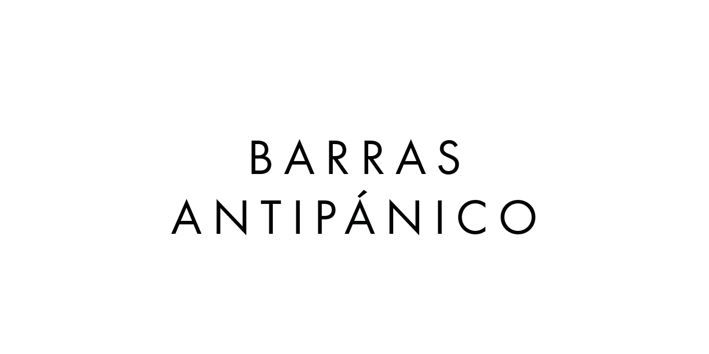 Barras Antipánico